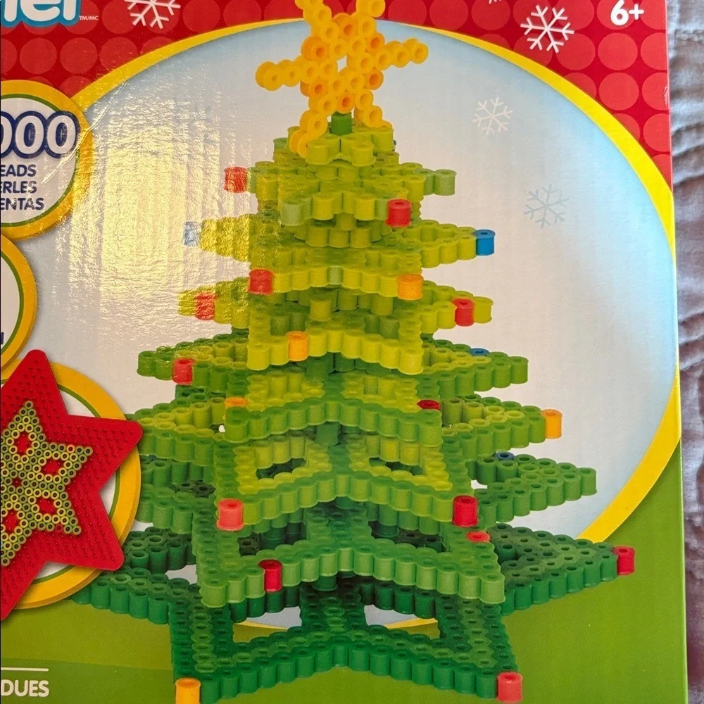 Children’s Christmas tree beaded kit NEW IN BOX